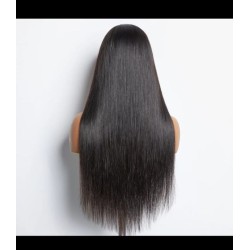 4×4 Bob Bone Straight Wig – Natural Color (16 Inches)